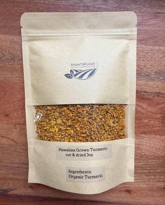 Hawaiian Turmeric - Cut & Dried 3oz